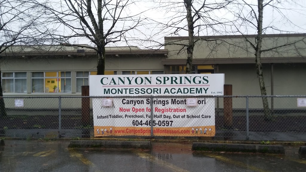 Canyon Springs Montessori Academy | 18477 Old Dewdney Trunk Rd, Pitt Meadows, BC V3Y 1Z1, Canada | Phone: (604) 465-0597