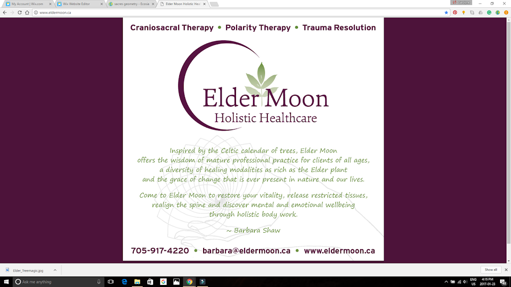 Elder Moon Holistic Healthcare | 300 McFarlane St, Peterborough, ON K9H 1K4, Canada | Phone: (705) 917-4220