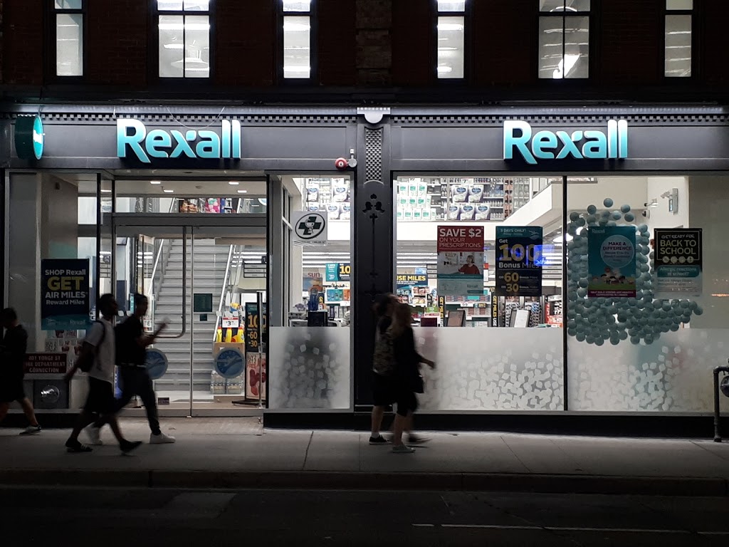 Rexall | 401 Yonge St, Toronto, ON M5B 1S9, Canada | Phone: (416) 979-9190