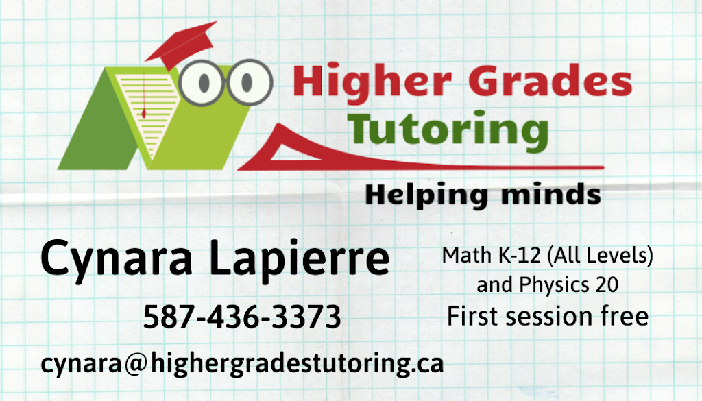 Higher Grades Tutoring | 148 Silver Springs Way NW, Airdrie, AB T4B 2V4, Canada | Phone: (587) 436-3373