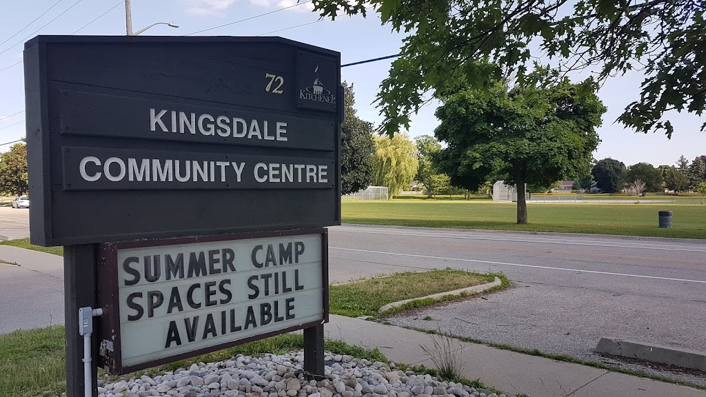 Kingsdale Community Centre | 72 Wilson Ave, Kitchener, ON N2C 1G5, Canada | Phone: (519) 741-2540