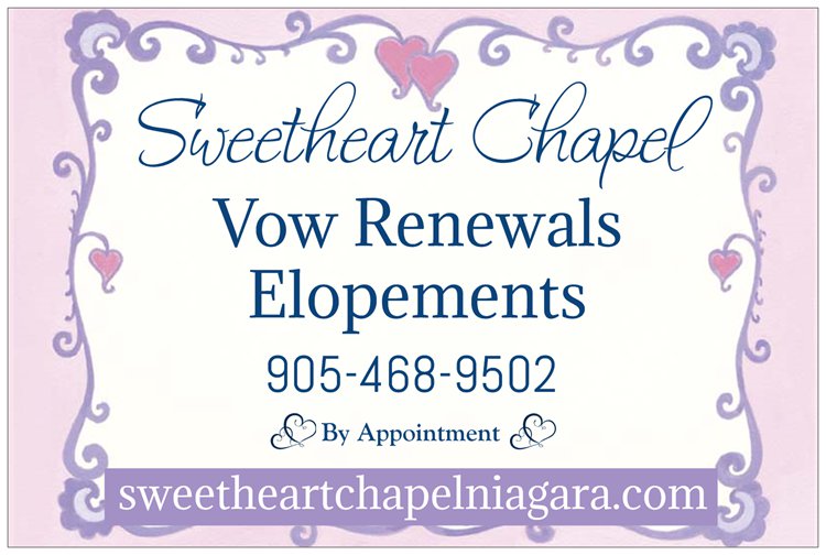 Holy Angels Weddings and Sweetheart Chapel Niagara with Rev Deb | 322 Mary St, Niagara-on-the-Lake, ON L0S 1J0, Canada | Phone: (905) 468-9502