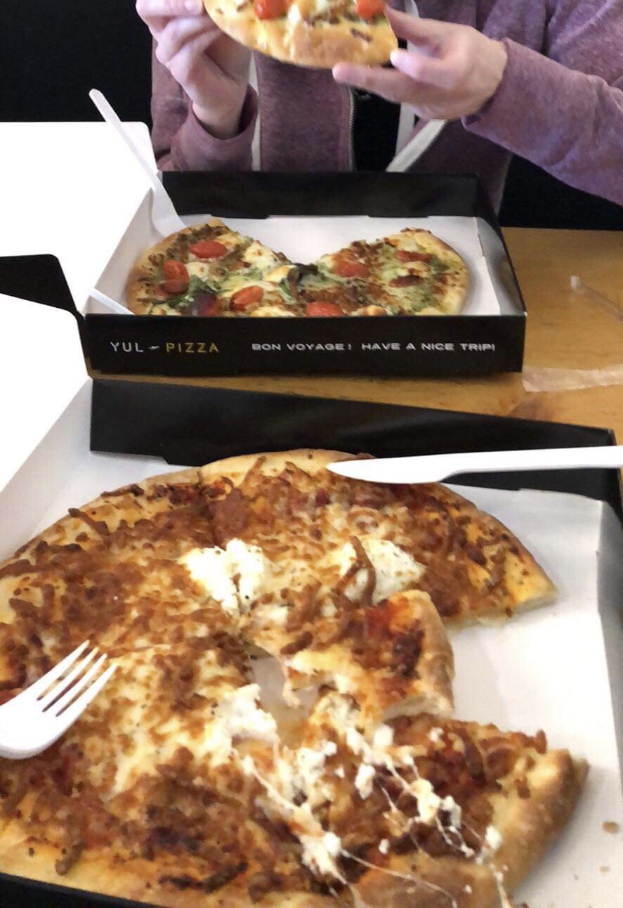 YUL Pizza International Porte 51 | 975 boul. Roméo-Vachon N, Dorval, QC H4Y 1H1, Canada | Phone: (514) 631-6134