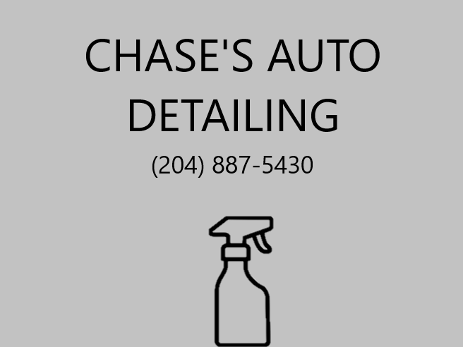 Chases Auto Detailing | 112 Marinus Pl, Winnipeg, MB R2N 3V4, Canada | Phone: (204) 887-5430