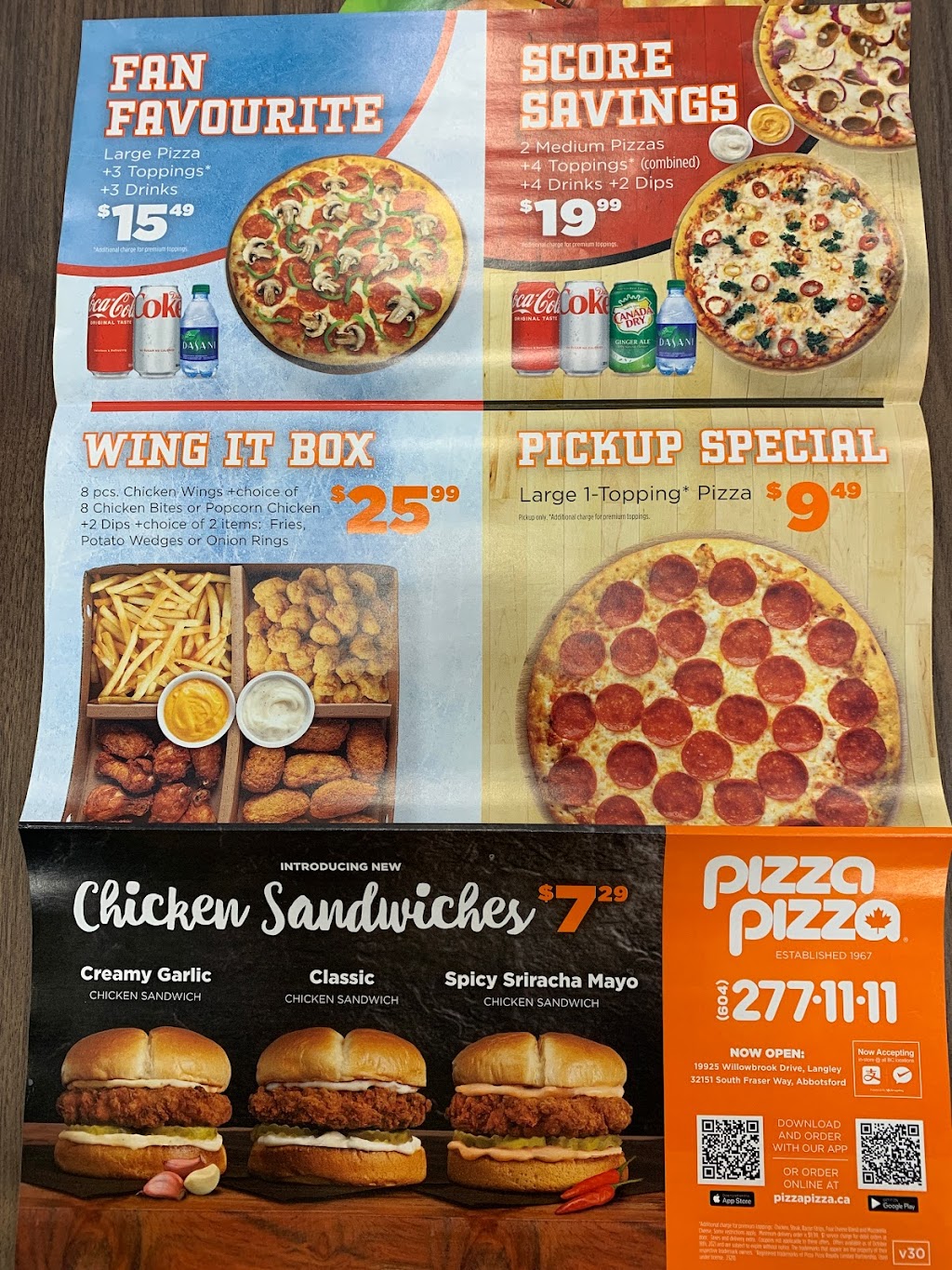 Pizza Pizza | 7191 Victoria Dr, Vancouver, BC V5P 3Y9, Canada | Phone: (604) 277-1111