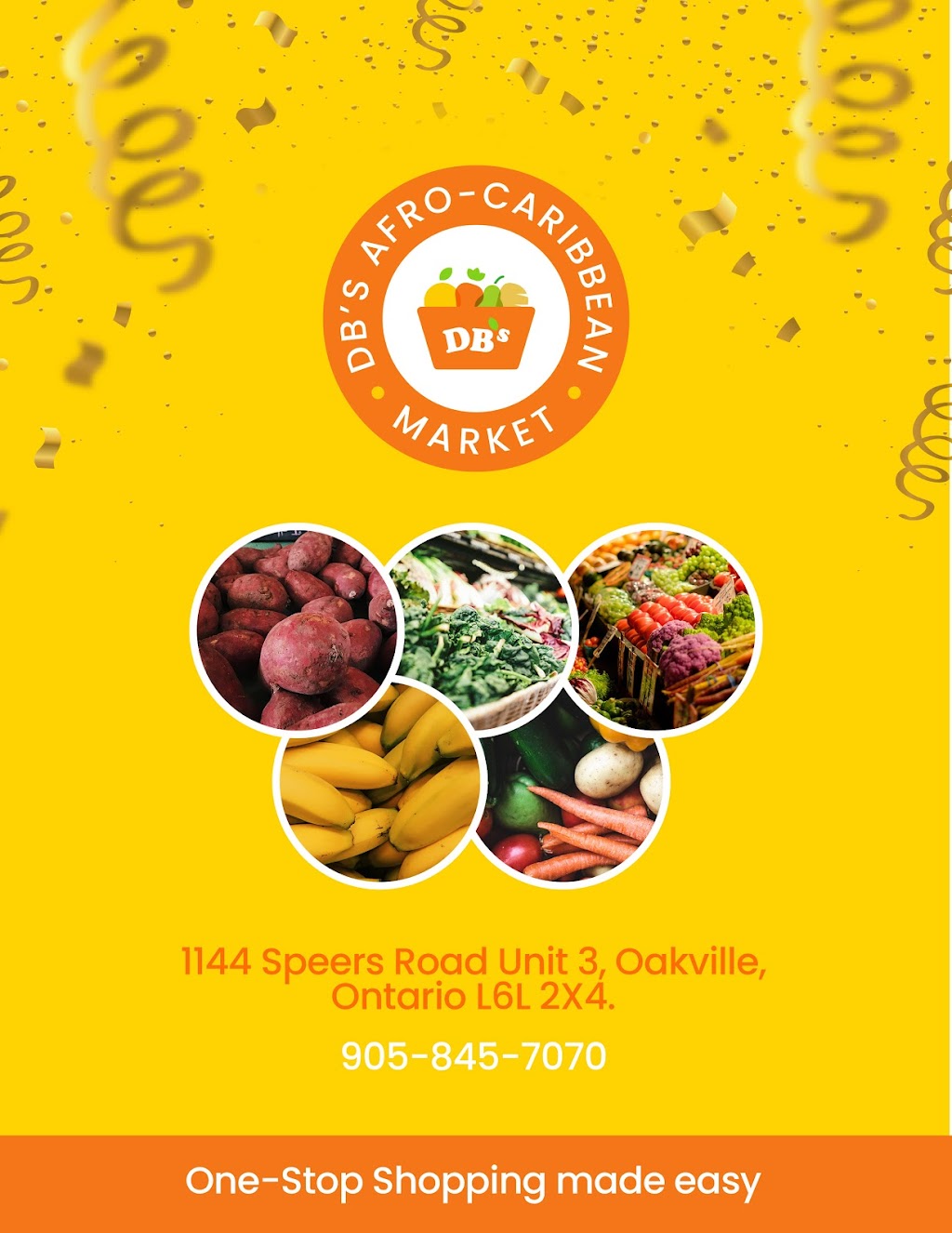 DBs Afro Caribbean Market. | 1144 Speers Rd Unit 3, Oakville, ON L6L 2X4, Canada | Phone: (905) 845-7070