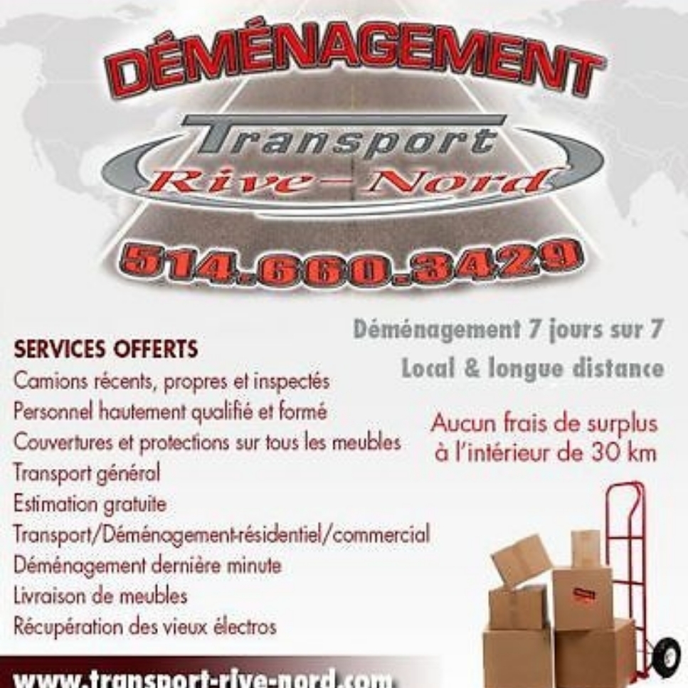 Déménageur à Bois-des-Filon / Déménagement et Transport Rive-Nor | 7541 Rue des Groseilles, Terrebonne, QC J7M 0A4, Canada | Phone: (514) 660-3429