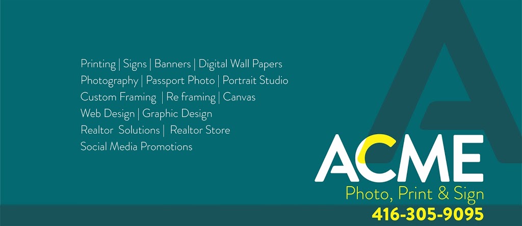 Acme Print, Sign & Photo | 2655 Eglinton Ave E, Scarborough, ON M1K 2S2, Canada | Phone: (416) 305-9095