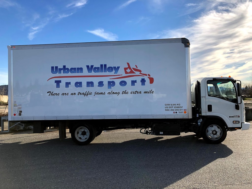 Urban Valley Transport Ltd. | 302 – 31510 Gill Ave, Mission, BC V4S 0A1, Canada | Phone: (844) 826-3707