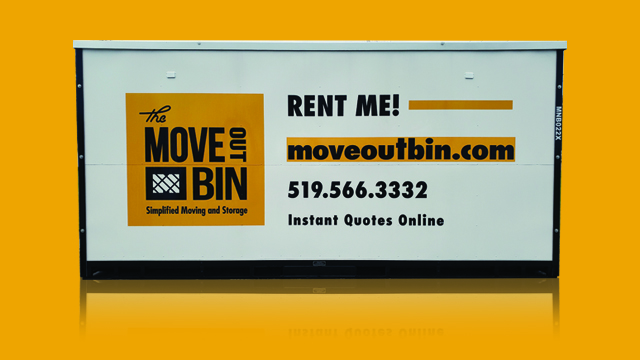 The Move Out Bin: Portable Storage Containers | 1295 Radcliffe Ave, Windsor, ON N8P 1P2, Canada | Phone: (519) 566-3332