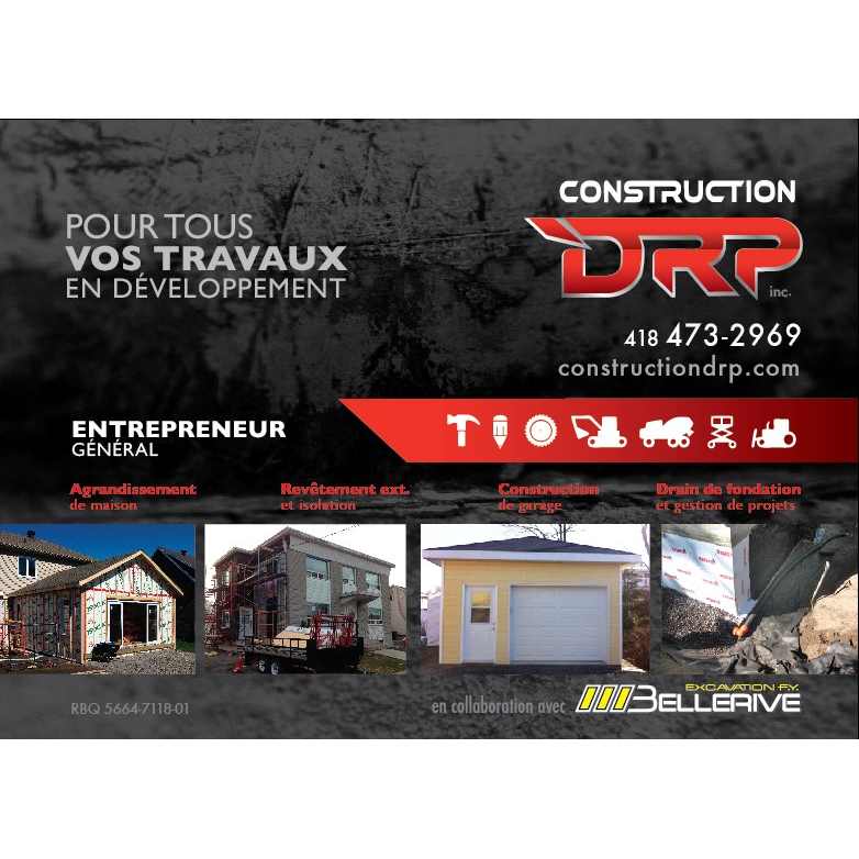 Construction DRP inc. | 357 Avenue des Ruisseaux, Pintendre, QC G6C 1K3, Canada | Phone: (418) 473-2969