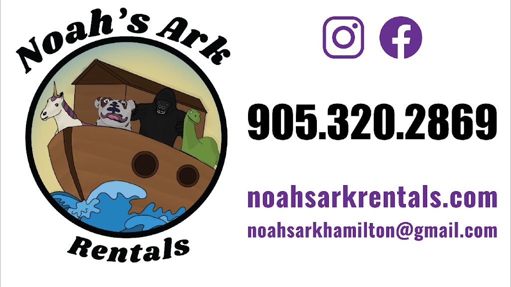 Noahs Ark Rentals Hamilton- Let us bring the fun! | 33 Corinthian Dr, Hamilton, ON L8W 1X3, Canada | Phone: (905) 320-2869