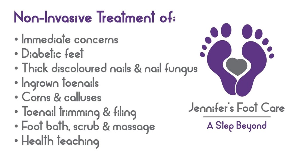 Jennifers Mobile Nursing Foot Care | Liberty St S, Bowmanville, ON L1C 2W1, Canada | Phone: (289) 892-5615