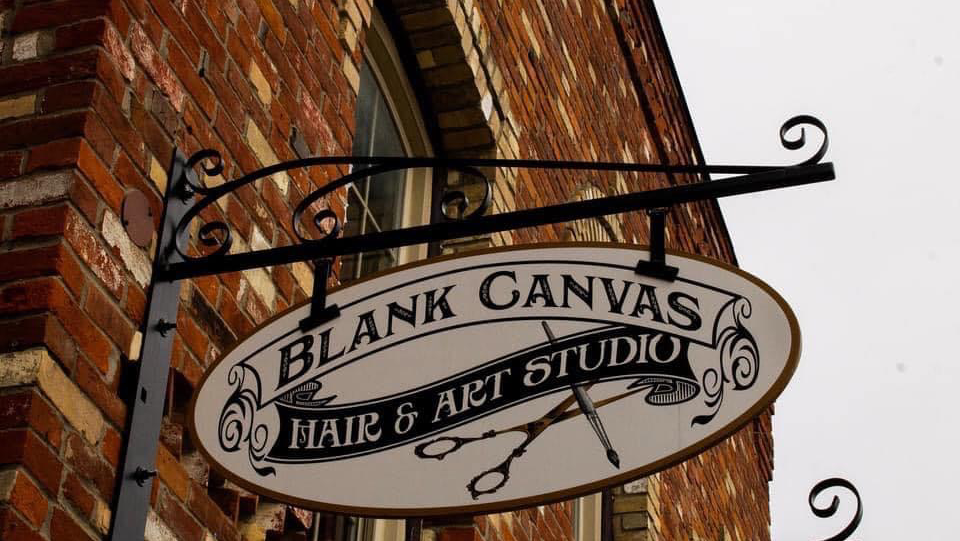 Blank Canvas Hair & Art Studio | 12 King St E, Millbrook, ON L0A 1G0, Canada | Phone: (705) 991-2887