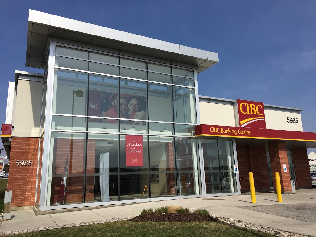 CIBC Branch with ATM | 5985 Latimer Dr, Mississauga, ON L5V 0B7, Canada | Phone: (905) 567-6953