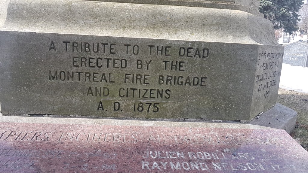 Cimetière des pompiers de Montréal | Montreal, QC H3H 1A1, Canada