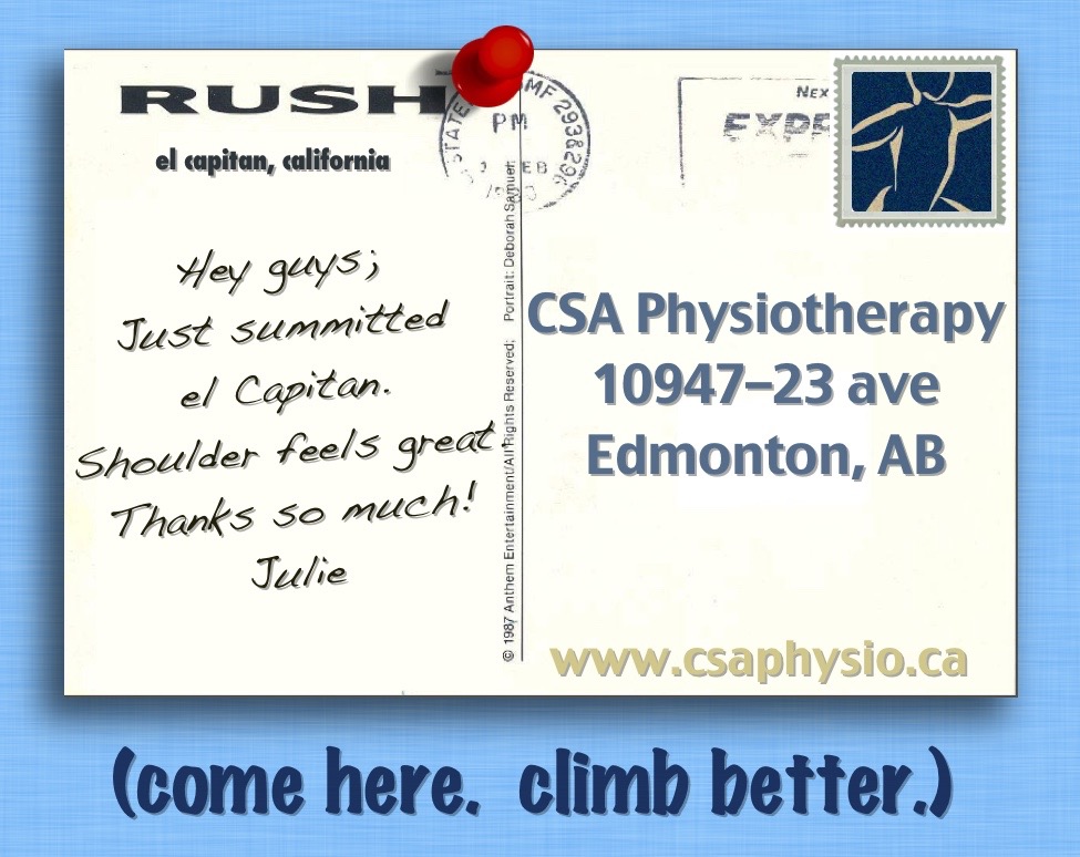 CSA Physiotherapy South Edmonton | 10947 23 Ave NW, Edmonton, AB T6J 7B9, Canada | Phone: (780) 988-5803
