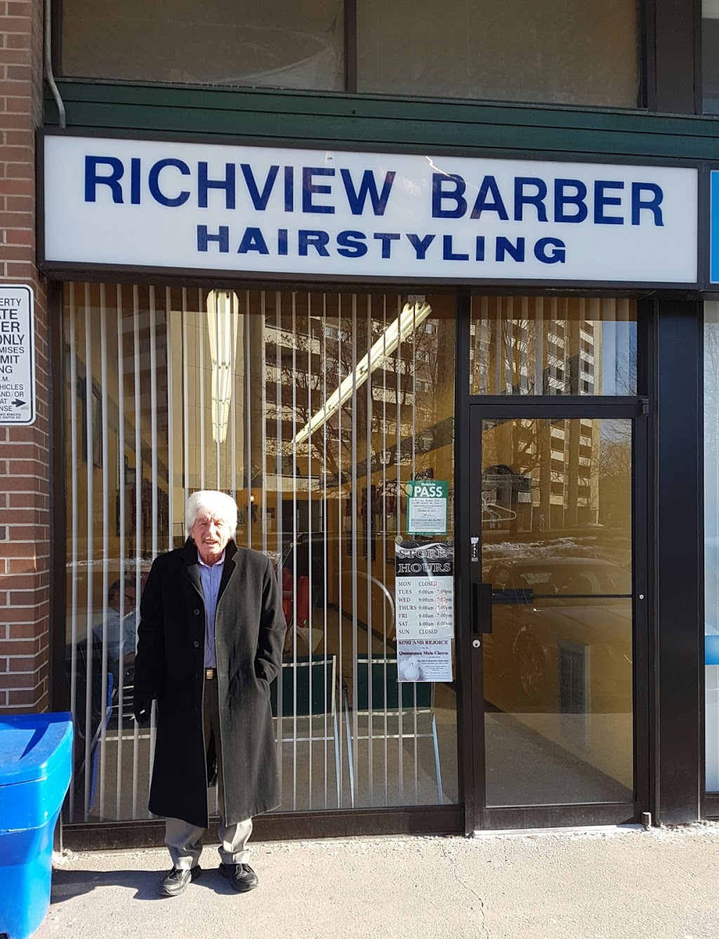 Richview Barber Shop | 250 Wincott Drive, Etobicoke, ON M9R 2R5, Canada | Phone: (416) 248-2953