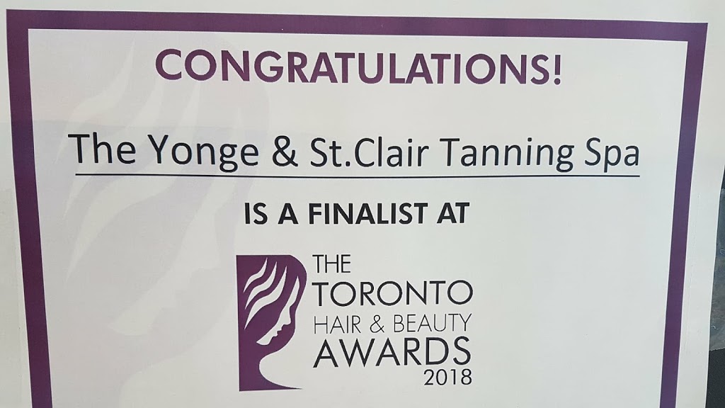 The Yonge & St.Clair Tanning Spa | 13 A St Clair Ave W, Toronto, ON M4V 1K6, Canada | Phone: (416) 923-2411