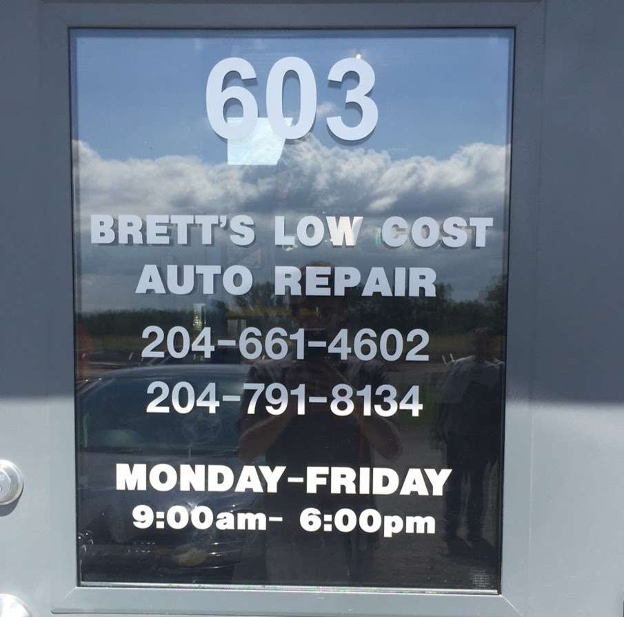 Bretts Low Cost Auto Repair | 603-2476 Wenzel St, East Saint Paul, MB R2E 1E8, Canada | Phone: (204) 661-4602