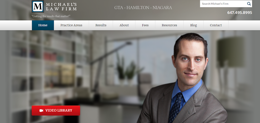 Michaels Law Firm | 1 Hunter St E, Hamilton, ON L8N 3W1, Canada | Phone: (647) 495-8995