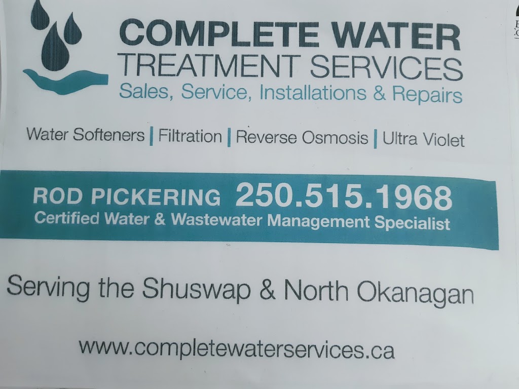 Complete Water Services | 4953 River Rd, Pritchard, BC V0E 2P0, Canada | Phone: (250) 515-1968