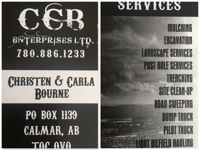 CCB Enterprises Ltd. | 27356 AB-39 b1139, Calmar, AB T0C 0V0, Canada | Phone: (780) 886-1233