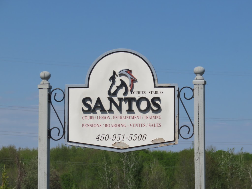 Les Écuries Santos | 510 Chemin du Grand St Charles, Boisbriand, QC J7H 1S1, Canada | Phone: (450) 951-5506