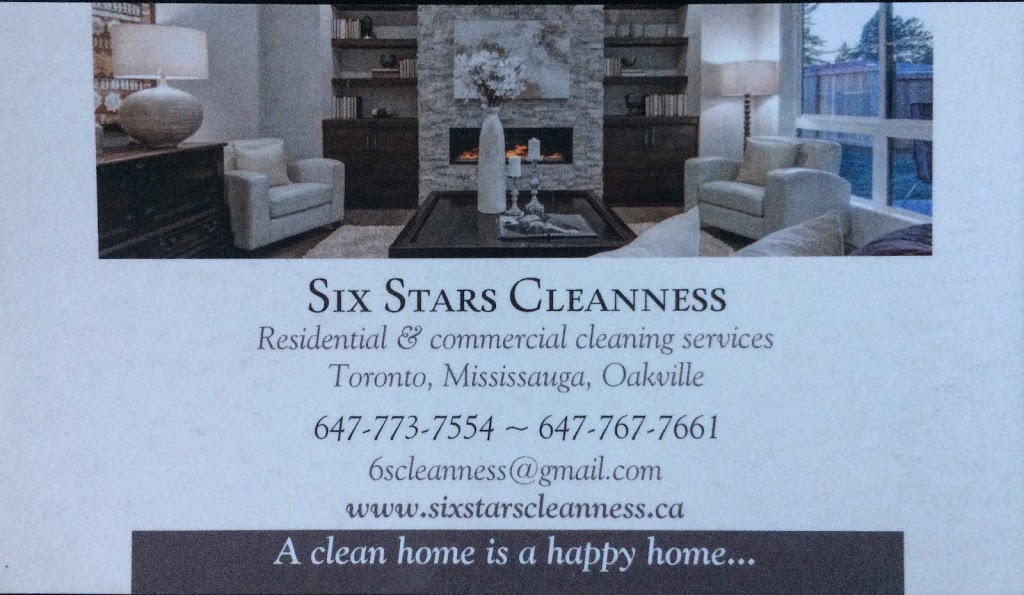 Six Stars Cleanness | 2360 Dundas St W, Toronto, ON M6P 4B2, Canada | Phone: (647) 547-6427