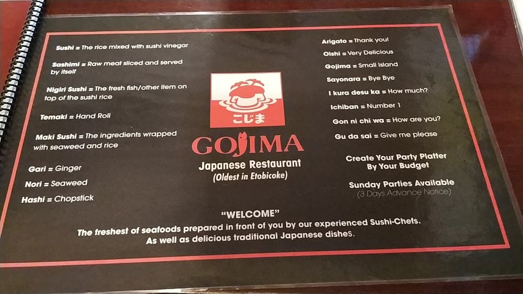 Gojima Restaurant | 3345 Bloor St W, Etobicoke, ON M8X 1E9, Canada | Phone: (416) 231-7963