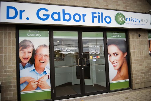 Dentistry 870 - Dr. Gabor Filo | 870 Upper James St, Hamilton, ON L9C 3A4, Canada | Phone: (905) 667-8707