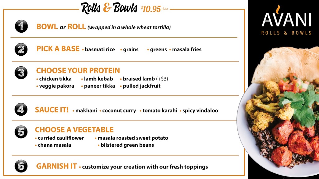 Avani Rolls & Bowls | 6965 Vanguard Dr Unit 4, Mississauga, ON L4T 4J5, Canada | Phone: (905) 671-0333