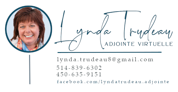 Services de secrétariat et de mise en page Lynda Trudeau | 14 Rue Vigneault, Saint-Constant, QC J5A 1N6, Canada | Phone: (514) 839-6302