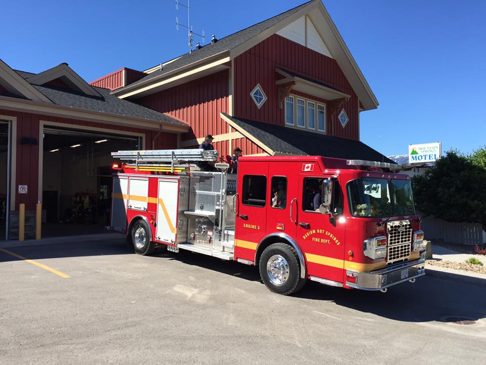 Radium Hot Springs Volunteer Fire Department | 4878 Radium Blvd, Radium Hot Springs, BC V0A 1M0, Canada | Phone: (250) 347-6455