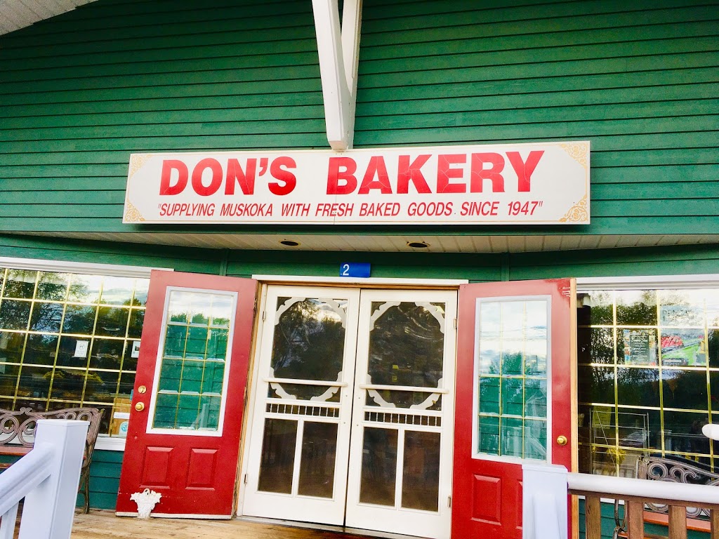 Dons Bakery | 3119 Muskoka District Road 169 #2, Bala, ON P0C 1A0, Canada | Phone: (705) 762-3937