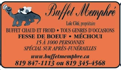 Buffet Memphré | 245 Rue Robert, Sainte-Catherine-de-Hatley, QC J0B 1W0, Canada | Phone: (819) 847-1113