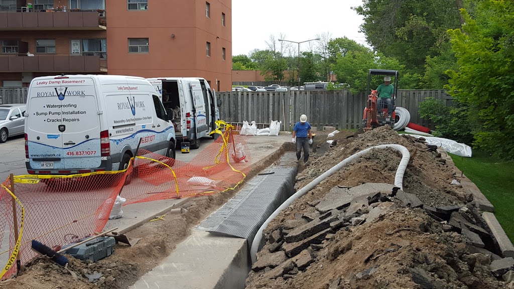 Royal Work Corp. Waterproofing Oakville | 518 Third Line, Oakville, ON L6L 4A7, Canada | Phone: (905) 346-8139