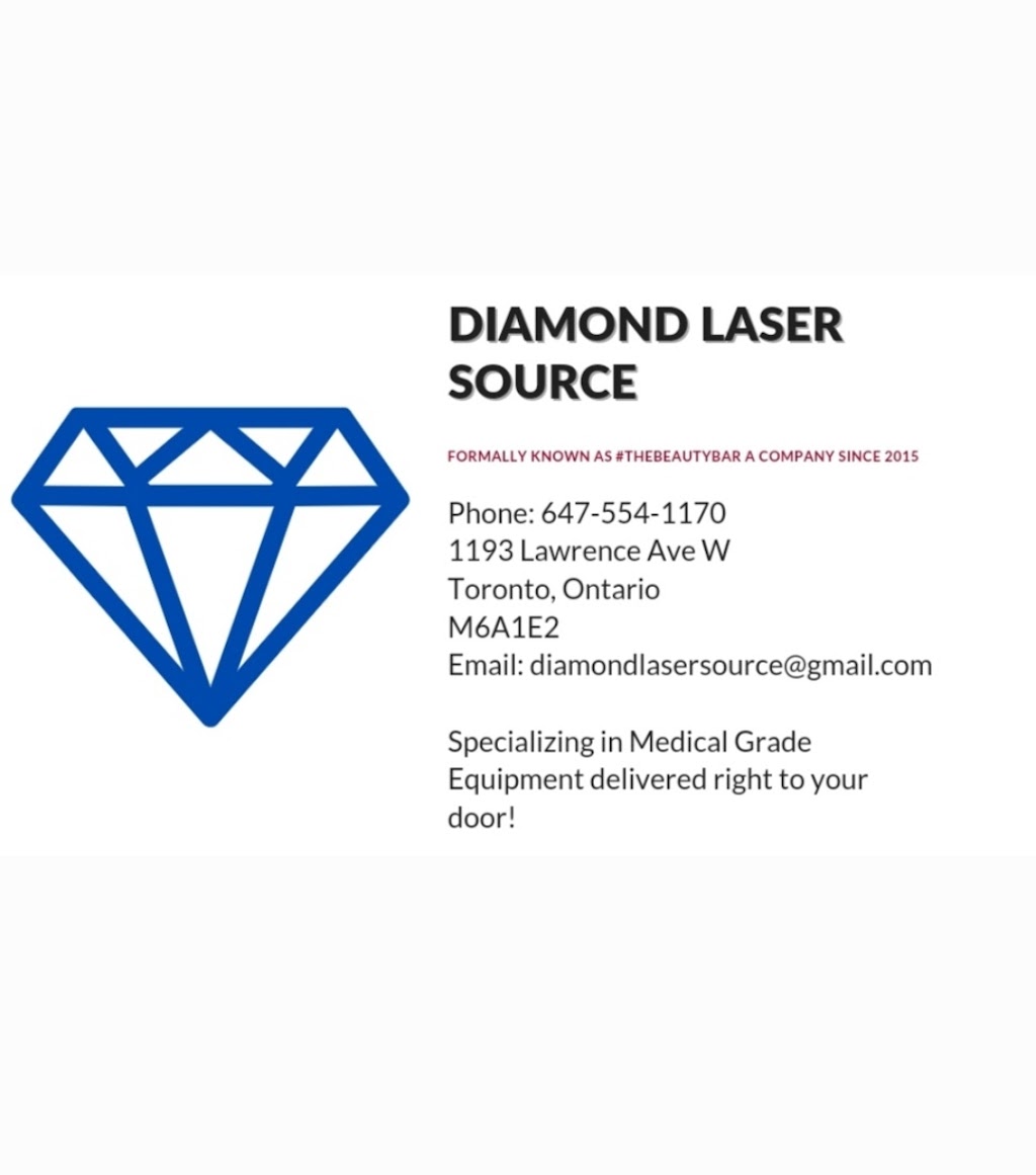 DIAMOND LASER SOURCE Formally known as #THEBEAUTYBAR | 1193 Lawrence Ave W, Toronto, ON M6A 1E2, Canada | Phone: (647) 554-1170