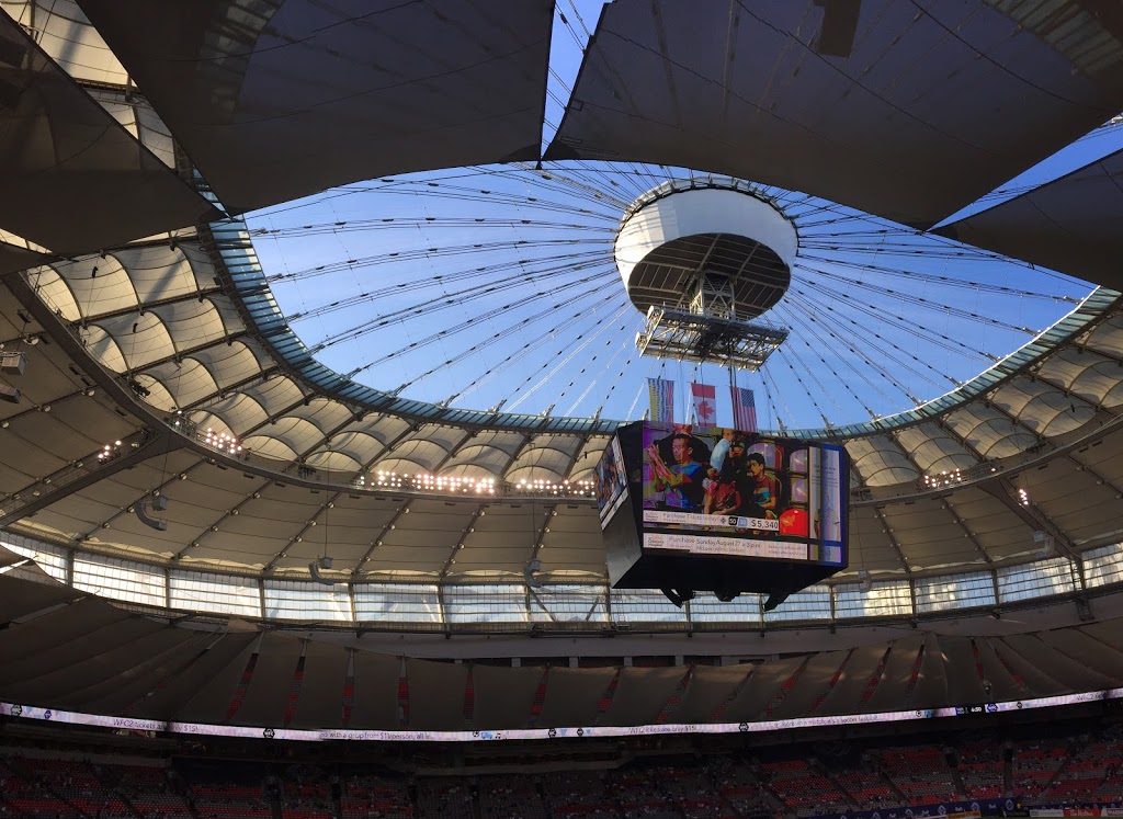 BC Place | 777 Pacific Blvd, Vancouver, BC V6B 4Y8, Canada | Phone: (604) 669-2300