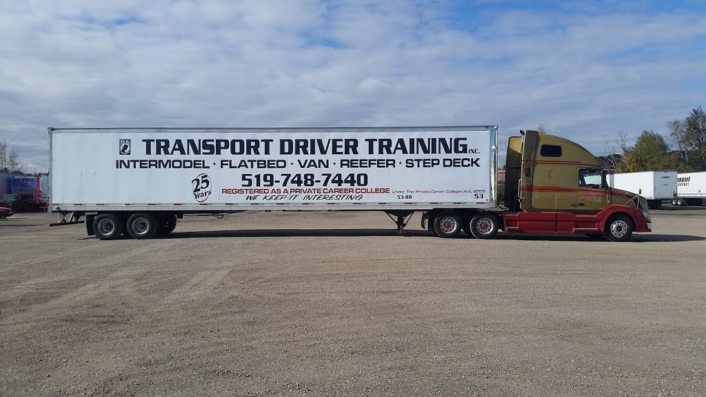 Transport Driver Training Inc | 277 Manitou Dr Unit F, Kitchener, ON N2C 1L4, Canada | Phone: (519) 745-9991