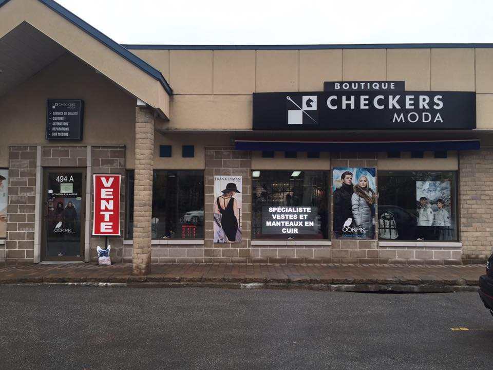 Boutique Checkers Moda | 494a Rue Notre-Dame, Repentigny, QC J6A 2T8, Canada | Phone: (450) 582-1120