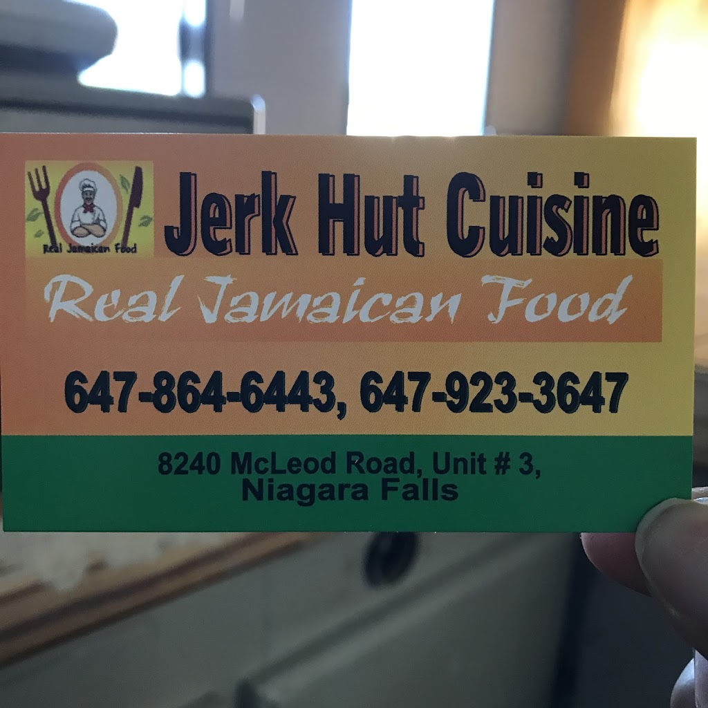 Jerk Hut Cuisine | 8240 McLeod Rd, Niagara Falls, ON L2H 2T6, Canada | Phone: (289) 296-2821