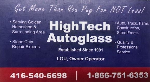 High-Tech Auto Glass | 5649 Campbellville Rd, Milton, ON L9E 0C1, Canada | Phone: (416) 540-6698