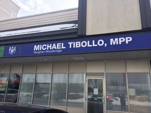 Michael Tibollo, MPP Constituency Office for Vaughan-Woodbridge | 5100 Rutherford Rd Unit 3, Woodbridge, ON L4H 2J2, Canada | Phone: (905) 893-4428