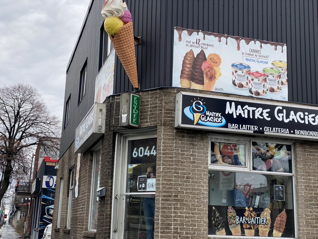 Cremerie Maitre Glacier | 6044 Av. Papineau, Montréal, QC H2G 2W8, Canada | Phone: (514) 439-1553