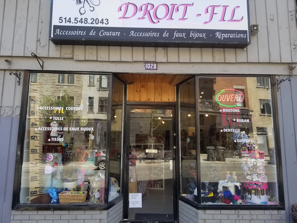 accessoires de droit fil | 1028 Rue Ontario E, Montréal, QC H2L 1P9, Canada | Phone: (514) 548-2043