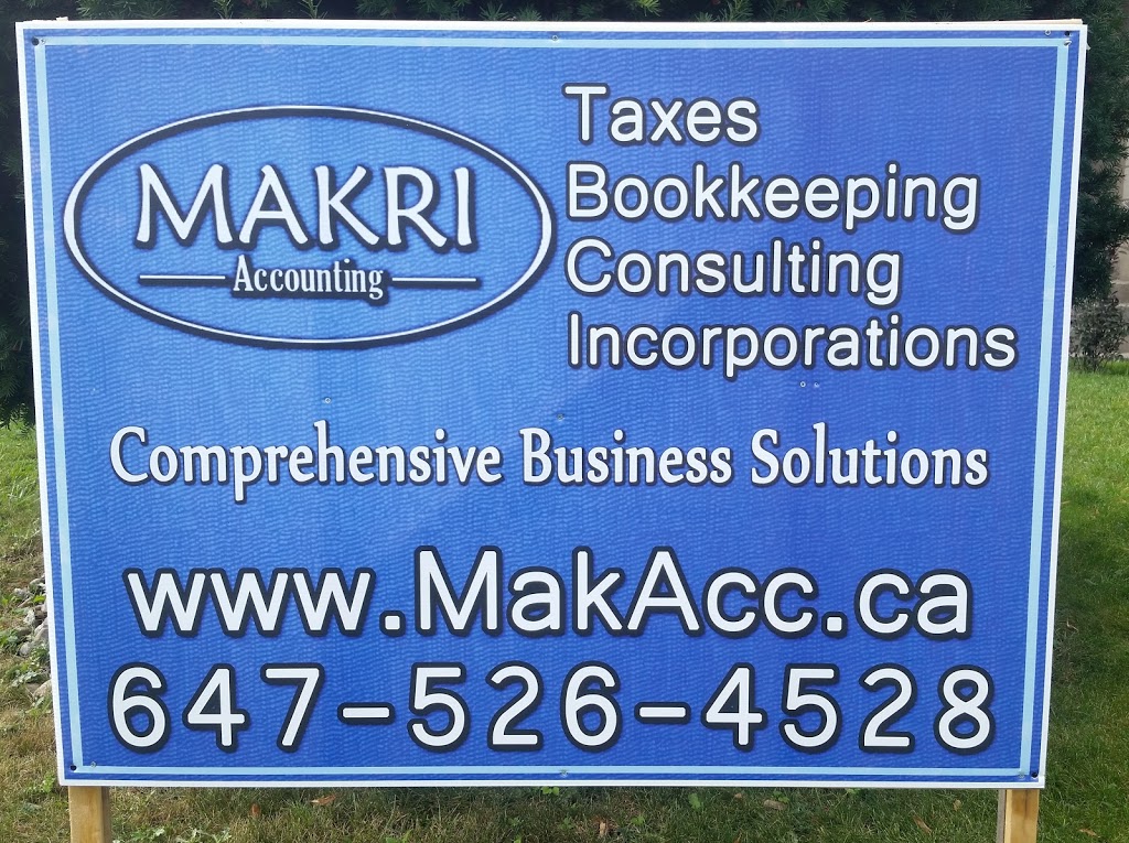 Makri Accounting | 198 Honiton St, North York, ON M3H 5N6, Canada | Phone: (647) 526-4528