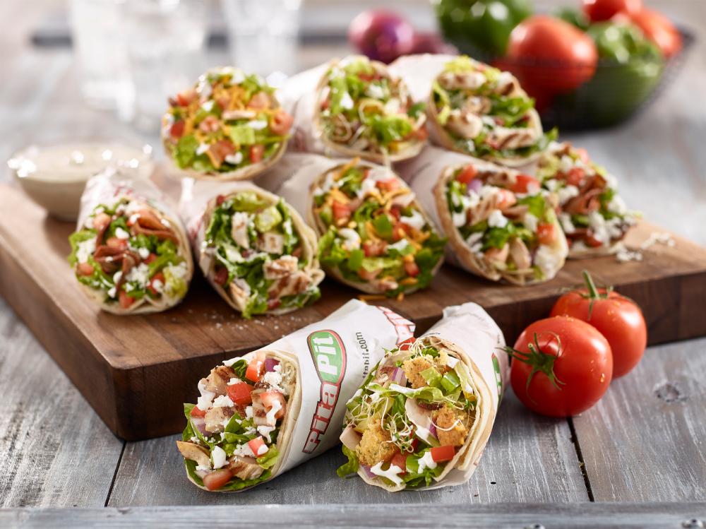 Pita Pit | 1900 Appleby Line, Burlington, ON L7L 6A1, Canada | Phone: (905) 336-7482