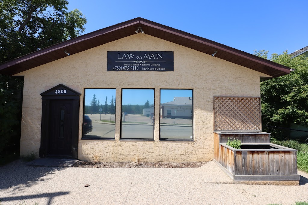 Law on Main | 4809 48 St, Athabasca, AB T9S 1R3, Canada | Phone: (780) 675-9110