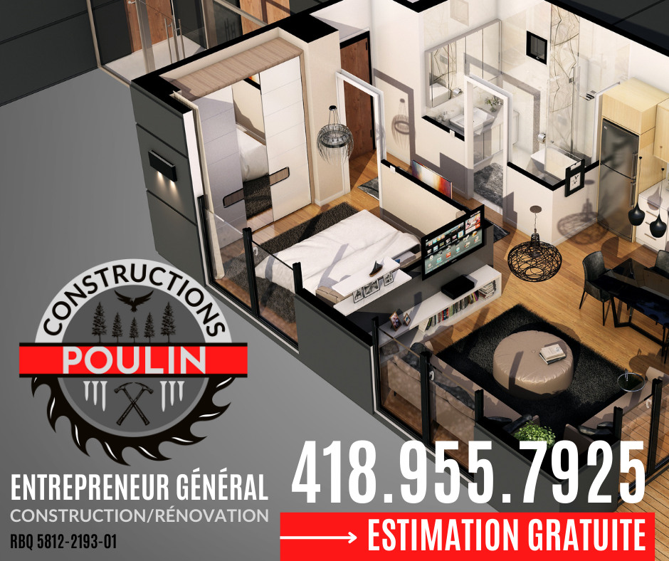 Poulin Constructions | 353 Chem. des Lacs, Lac-Beauport, QC G3B 1C8, Canada | Phone: (418) 955-7925